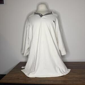 Ecko Unltd White Polo Shirt with Gray Collar Accent XL